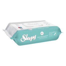 Lingettes nettoyantes adultes pour le corps Sleepy 50 pièces