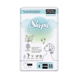 Sleepy Bio Daily Protèges-Slips  Long – 32 Pièces