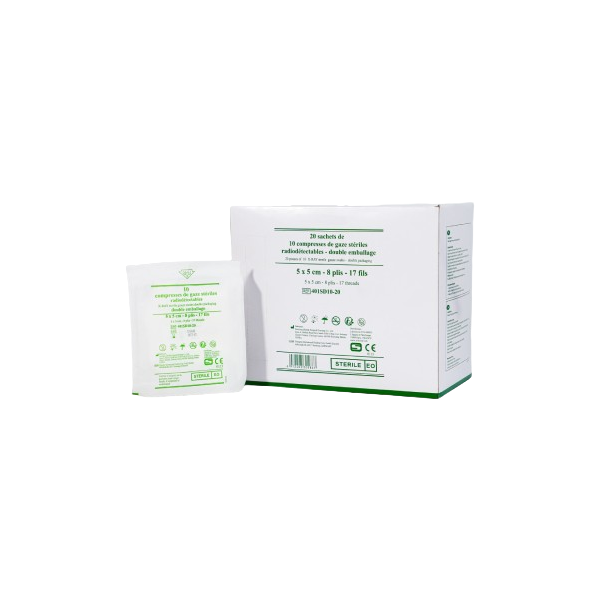 Compresses de gaze x-ray