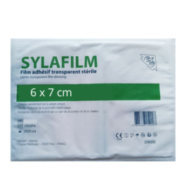SYLAFILM® film adhésif transparent stérile 6 cm x 7 cm